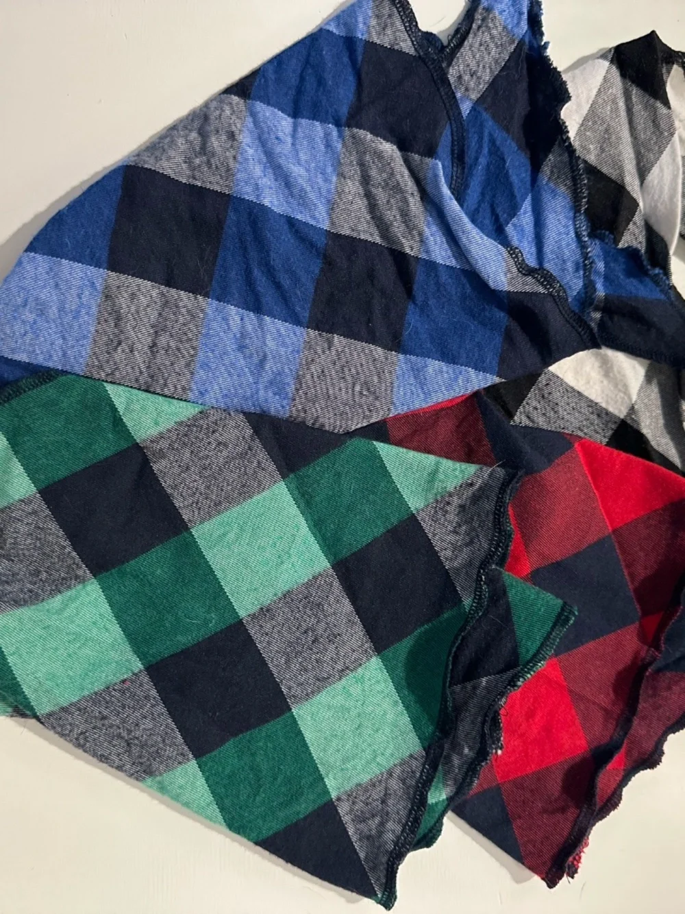 Dog Bandana 4 Pack - Plaid Print